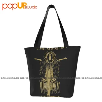 The Mission Gods Own Medicine Gothic Rock Band Casual Handbags All-Match Shopping Bag Shopper Purses