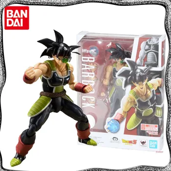 Bandai Original S.H.Figuarts Anime Dragon Ball Burdock Joints Moving 14.5cm Action Figures Collection Model Dolls Toys For Kid