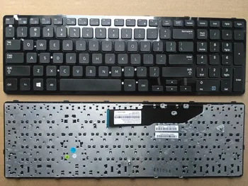 1vnt Nauja nešiojamojo kompiuterio klaviatūra, skirta SAMSUNG NP350E7C 355E7C 365E7C Anglų juoda