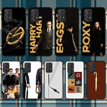 RUICHI Kingsman Slaptosios tarnybos filmas FK telefono dėklas, skirtas Samsung Galaxy A02 A12 A21 A22 A32 A41 A42 A51 A71 A72 Shell