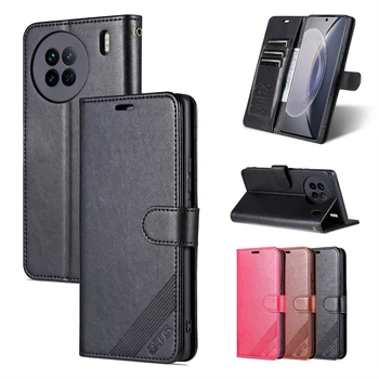 For Vivo X90 Case Flip Leather Phone Cover Card For Vivo X90 Coque Fundas Bag Book Protector чехол