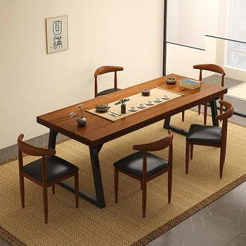 Biuro derybų stalas balkonas naujas kiniškas arbatos stalas su didele lenta.