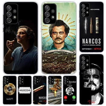 Narcos TV serialas Pablo Escobar dangtelis Samsung Galaxy A51 A50 A71 A70 Telefono dėklas A21S A31 A41 A10 A20E A30 A40 A01 A11 A6 A7 A