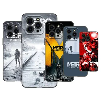 Metro 2033 telefono dėklas, skirtas Apple iPhone 13 12 Mini 11 Pro XS Max X XR 8 7 6S 6 Plus SE 2020 5S 5 Minkštas TPU juodas dangtelis