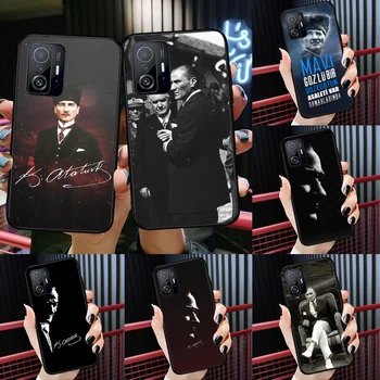Mustafa Kemal Ataturk dėklas, skirtas Xiaomi 12T 11T 13 Pro 12X 12 Lite dangteliui, skirtas POCO F5 X5 X3 Pro X4 F4 GT F3 M5s C40