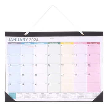 2024 kalendorius Sieninis kalendorius su lipdukais 365 dienų atgalinės atskaitos darbalaukio kalendoriai Daugiafunkcinis, patvarus, gražus, 2024–2025 m