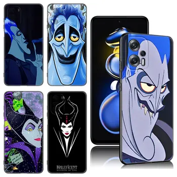 Anime Hades Evil Queen telefono dėklas, skirtas Xiaomi POCO X3 X4 NFC F5 M2 M3 M4 M6 X5 Pro F3 F4 GT 5G C31 C55 M5S Juodas silikoninis dangtelis