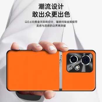 Honor90GT dėklas, skirtas Huawei Honor 90 GT Aukštos kokybės PU odinės pilnos apsaugos fotoaparato objektyvo smūgiams atsparus dangtelis