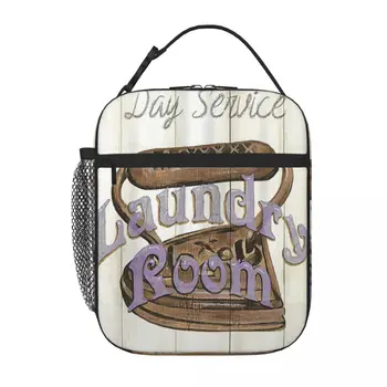 Vintage Laundry Room Debbie Dewitt Lunch Tote Kawaii krepšys Pietų dėžutės krepšys Kawaii pietų krepšys