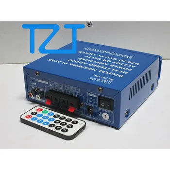 TZT BLJ-253 300W + 300W galios stiprintuvas USB SD FM stereofoninio garso stiprintuvas palaiko DC 12V maitinimo šaltinį