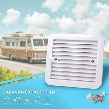12V Universal RV Motorhome Strong Wind Cooling Trailer Exhaust Fan Caravan Efektyvi ventiliacija lubose