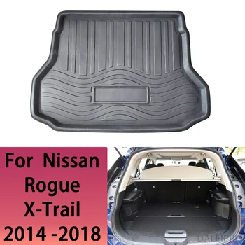 Automobilio galinės bagažinės kilimėlis Nissan Rogue X-Trail T32 2014 2015 2016 2017 2018 Cargo Liner bagažinės grindų dėklas 3D apsaugos priedai