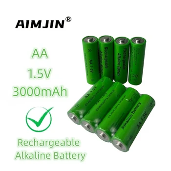 AA 3000mAh 1.5V įkraunama aplinkai nekenksminga baterija, tinkama žaisliniam nuotolinio valdymo pultui MP3 grotuvas