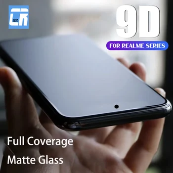 9D Nėra pirštų atspaudų matinio grūdinto stiklo, skirto Realme GT Neo 5 SE 3 2T ekrano apsaugai Realme Q5 Q3 Pro GT Master GT5 Matinis stiklas