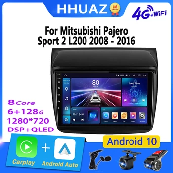 Android Car Radio Carplay for Mitsubishi Pajero Sport 2 L200 Triton 2008 - 2016 Vaizdo grotuvas Navigacija GPS Nr. 2din 2 Din DVD