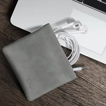Ausinių laikymo krepšys U diskas USB duomenys Kabelių organizatorius Ausinių priedai Atminties kortelės maišelis Mini piniginė monetų raktų krepšys