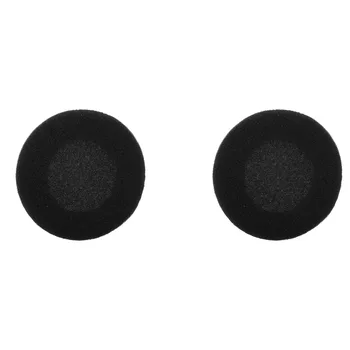 Putplasčio pagalvėlės ausinių dangtelis ausinėms (juoda, 50 mm, pakelis po 2 vnt.)