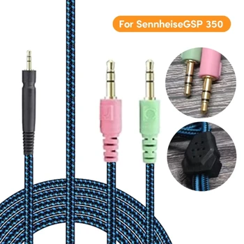 nailono pintas UNP kompiuterio kabelis, skirtas Sennheise GSP350 GSP500 GSP670 ausinių laidas Geresnis garso diapazonas Vartotojas Dropshipping