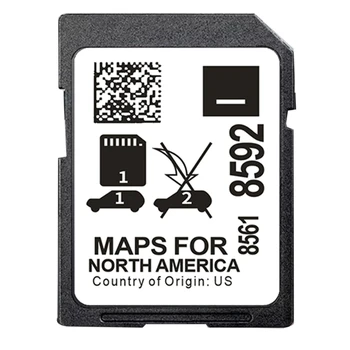 Naujausia 2023 m. 8561 8592 žemėlapių navigacijos kortelė Buick Cadillac Chevrolet GMC 2023 navigacijos sistemai Šiaurės Amerikos žemėlapis Patvarus