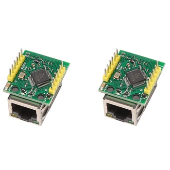 2X W5500 Ethernet tinklo modulis SPI sąsaja Ethernet/TCP/IP protokolas suderinamas su Wiz820io