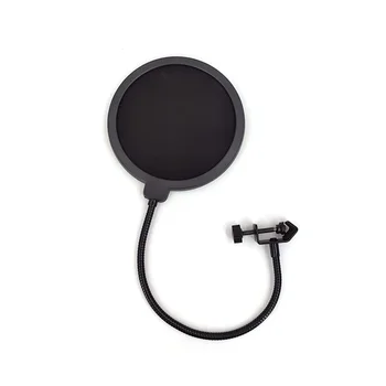 Mikrofono pop filtras purškiamas priekinis stiklas tinklelis transliacijos įrašui kalbėti Įrašymo priedai Mikrofono filtras