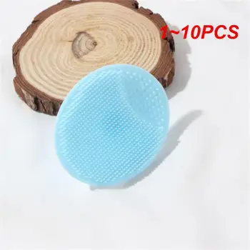 1 ~ 10PCS silikoninis šampūno šepetys kūdikiams maudytis minkštas silikonas berniukai vaikai dušo šepetys galvutė plaukų plovimas masažiniai šepetėliai