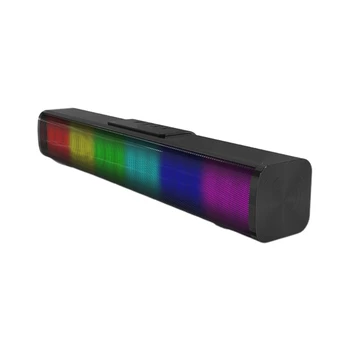 USB žemų dažnių garsiakalbis RGB Light belaidis mobiliojo telefono garsiakalbis Belaidis garsiakalbis E1YA