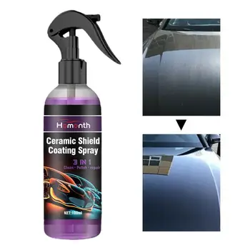 Automobilio keraminės dangos purškimas bevandenių dažų priežiūra Auto nano keraminė danga Poliravimas Purškiamas vaškas Automobilių dažų įbrėžimų taisymo valiklis
