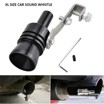 Xl Size Black Turbo Sound Whistle Vehicle Refit Device Exhaust For Golf 6 Hks Muffler F82 Mercedes Benz Golf 7