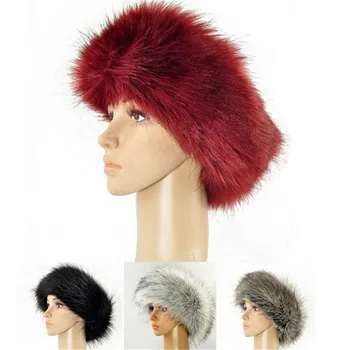 Luxury Faux/Fake Fur HeadBand HeadWarmer Ladies Winter Fashion Women Winter