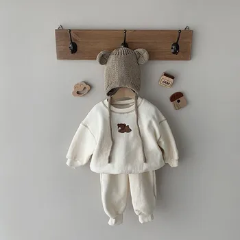 Mažyliai Kūdikių drabužėlių rinkiniai kūdikiams Berniukai Drabužių komplektas Balionas Minkštas džemperis+Kelnės 2vnt Apranga Vaikiškas kostiumas Pavasario apranga