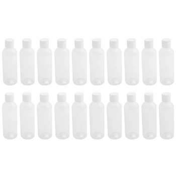 20 Pjesės 100ml Plastikiniai šampūno buteliukai Plastikiniai buteliai kelioniniams indams Kosmetikos losjonas