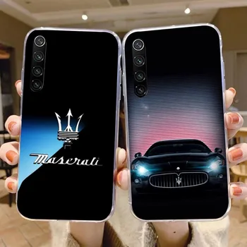 Smart M-Maseratis mobiliojo telefono dėklas, skirtas Xiaomi 13 Lite 12 11T 10 9 Redmi Pastaba 12 11 10 10S Pro 9 9A 8 Clear Phone Cover Funda