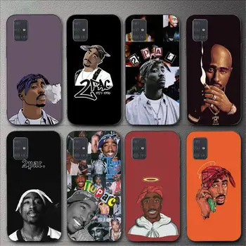 Rapper 2pac Singer Tupac telefono dėklas, skirtas Samsung Galaxy A02 A12 A13 A22 A32 A41 A51 A53 A71 A73 Shell