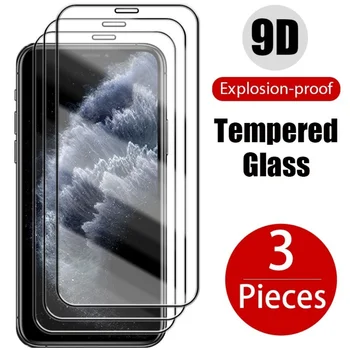 3PCS grūdintas stiklas, skirtas iPhone 14 13 12 11 pro max 8 7 14 Plus ekrano apsauga iPhone 13 12 11 mini X XR Xs Max SE 2020
