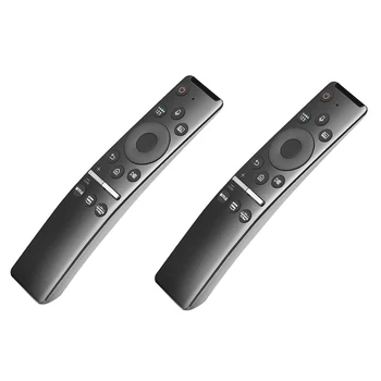 2X Universalaus balso nuotolinio valdymo pulto pakeitimas Samsung Smart TV Bluetooth Remote LED QLED 4K 8K Crystal UHD HDR