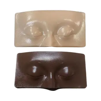 Daugkartinio naudojimo praktikuojanti makiažo lenta Patvarus minkštas 3D makiažo praktikos veidas masažuojant akių kontūro kontūro antakių treniruotes Studentai pradedantieji