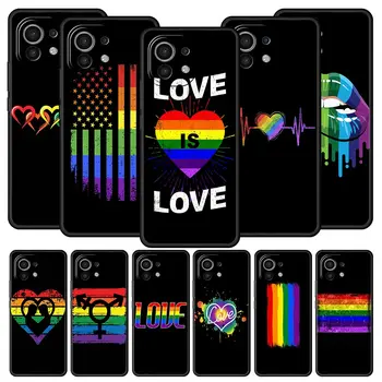 Telefono dėklas, skirtas Xiaomi 13 12 11 Lite 12T 11T 10T 9T Mi Poco M4 M3 X4 X3 Pro F4 F3 GT 5G Cover Gay Lesbian LGBT Rainbow Pride ART