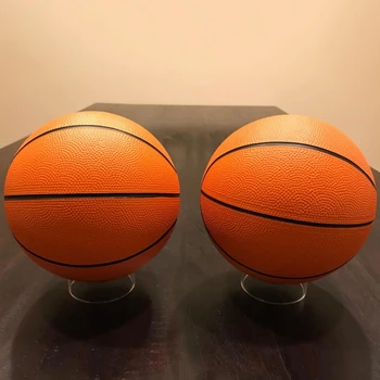 Skaidrus akrilo rutulio stovas Ekrano laikiklis Stovo atramos pagrindas futbolo tinklinio krepšinio futbolo kamuoliui