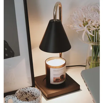Miego pagalbinė stalinė lempa 35W romantiškas valdymas Pritemdytos stalinės lempos lemputės Reguliuojamos spalvos temperatūra Pritemdyta žvakės šviesa