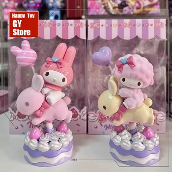 Original Miniso Sanrio My Melody My Sweet Piano Figure Sweet Party Series Anime Action Figure Toy Collection Model Kids Gift