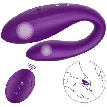 G Spot Moteriškas vibratorius Sekso žaislai porai 10 vibracija Dvigubas motorinis spenelis Analinis makšties masažuotojas 18 Suaugusiųjų reikmenys Sensualex žaislai