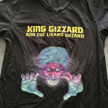 King Gizzard & the Lizard Wizard Juodi marškinėliai Medvilnės dydis 1P672