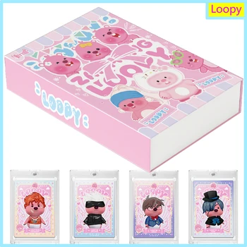 Cartoon Loopy Cute Limited Collection Cards Booster Box Loopy Visų rūšių serija Įdomios periferinės berniukų ir mergaičių Kalėdų dovanos