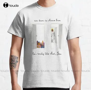 Dvejos durys Tricky Jesus Classic Taika Waititi marškinėliai Custom Aldult Teen Unisex Digital Printing Tee Shirts Custom Gift Xs-5Xl