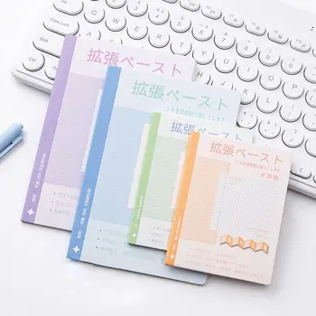 32 Lapai/rinkinys Korėjiečių Kawaii Kanceliarinės prekės Lipnūs lapeliai Memo Notebook Dienoraštis Iškarpų knyga Dekoratyvinis Mielas N Times Lipnus