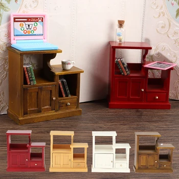 1:12 Lėlių namelis Miniatiūrinė medinė daiktadėžė Spintelė Stovo stalčius Skrynios baldų modelis Dekoro žaislas Lėlės namas Dekoro priedai