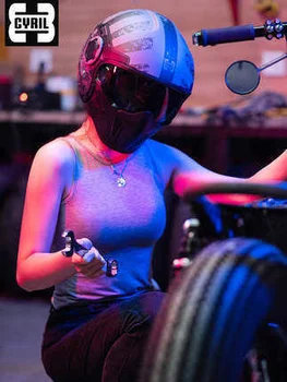Motociklininko šalmas moduliniai dvigubi skydeliai Dvigubo objektyvo motokroso šalmas atviras viso veido motociklininko šalmas Kasko moto capacete