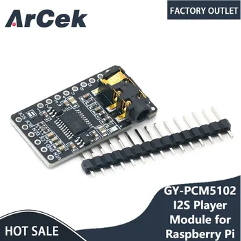 Sąsaja I2S PCM5102 DAC dekoderis GY-PCM5102 I2S grotuvo modulis, skirtas Raspberry Pi pHAT formato plokštė Skaitmeninė garso plokštė