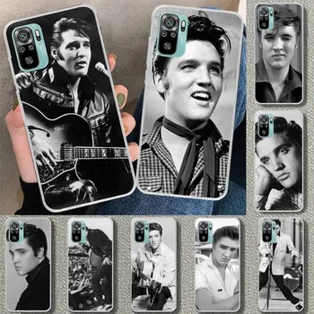 Cool Elvis Presley telefono dėklas, skirtas Xiaomi 12 11T 10 9 Redmi Note 11 10 10S Pro Redmi 9 9A 8 Skaidrus telefono dangtelis